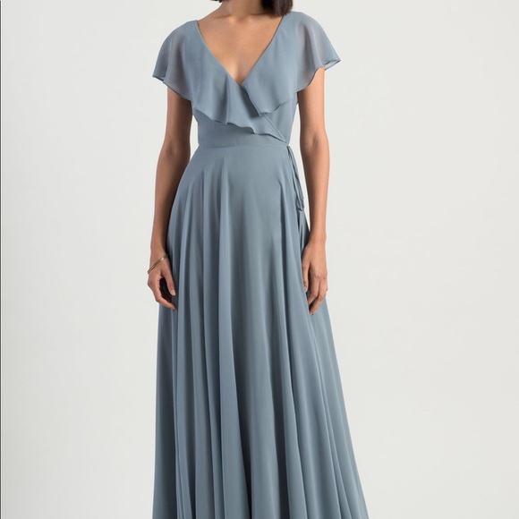 Jenny Yoo Wrap Bridesmaid Dress - Picture 2 of 3